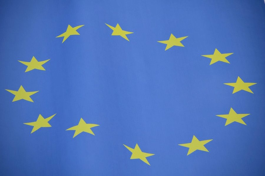 The flag of the European Union